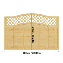 Load image into Gallery viewer, 6x4ft Lattice Top Wooden Garden Fence Panel
