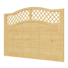 Load image into Gallery viewer, 6x4ft Lattice Top Wooden Garden Fence Panel
