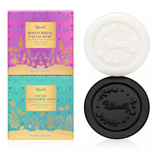 Load image into Gallery viewer, Facial Cleansing Soap Bars 2 Pcs Moisturizing Charcoal Soap
