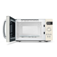 Load image into Gallery viewer, 800W 20L Retro Microwave Oven with LED Display - Cream
