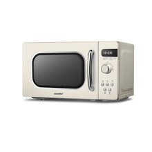 Load image into Gallery viewer, 800W 20L Retro Microwave Oven with LED Display - Cream
