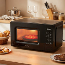 Load image into Gallery viewer, 700W 20L Countertop Microwave Oven with LED Display - Black
