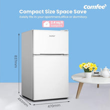 Load image into Gallery viewer, 87L Under Counter Fridge Freezer

