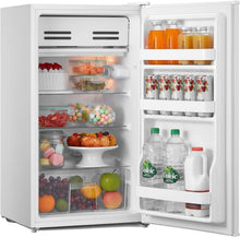 Load image into Gallery viewer, 93L Muti-layer Fridge with 3 Removable Glass Shelf, Cooler Box, Reversible Door Hinge
