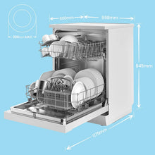 Load image into Gallery viewer, Cloud Wash Freestanding Dishwasher with 12 place settings-FD1201P-W
