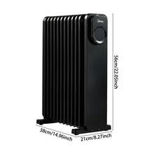 Load image into Gallery viewer, 2300W 11 Fins Oil Filled Radiator Electric Heater with Remote Control
