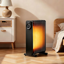 Load image into Gallery viewer, 2300W 11 Fins Oil Filled Radiator Electric Heater with Remote Control
