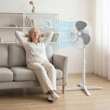 Load image into Gallery viewer, Electric Standing Pedestal Fan Height Adjustable w/ 3 Speeds 96-125cm
