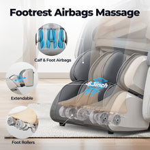 Load image into Gallery viewer, Zero Gravity Back Heated Full Body Massage Chair with Handheld Controller
