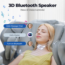 Load image into Gallery viewer, Zero Gravity Back Heated Full Body Massage Chair with Handheld Controller

