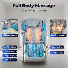 Load image into Gallery viewer, Zero Gravity Back Heated Full Body Massage Chair with Handheld Controller
