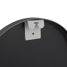 Load image into Gallery viewer, Modern Oval Metal Full Length Wall Mirror Black
