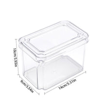 Load image into Gallery viewer, 4Pcs Transparent Refrigerator Bins Organizer Set
