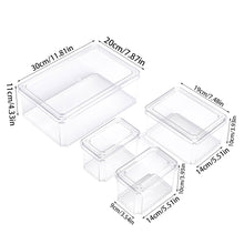 Load image into Gallery viewer, 4Pcs Transparent Refrigerator Bins Organizer Set
