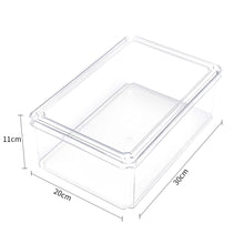 Load image into Gallery viewer, 4Pcs Transparent Refrigerator Bins Organizer Set
