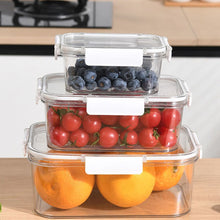 Load image into Gallery viewer, 3Pcs Transparent Stackable Bento Lunch Box Set
