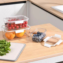 Load image into Gallery viewer, 3Pcs Transparent Stackable Bento Lunch Box Set
