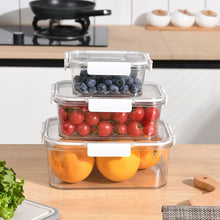 Load image into Gallery viewer, 3Pcs Transparent Stackable Bento Lunch Box Set
