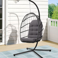 Load image into Gallery viewer, Outdoor Waterproof Tufted Swing Seat Cushion
