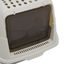 Load image into Gallery viewer, Large Hooded Top Entry Cat Litter Box with Scoop
