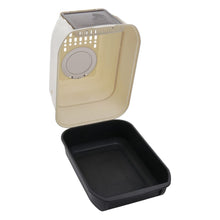 Load image into Gallery viewer, Large Hooded Top Entry Cat Litter Box with Scoop Living and Home 
