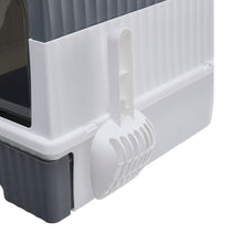 Load image into Gallery viewer, Fully Enclosed Cat Litter Box with UV Sterilization
