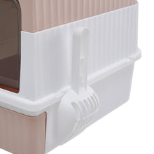 Load image into Gallery viewer, Fully Enclosed Cat Litter Box with UV Sterilization
