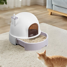 Load image into Gallery viewer, Large Enclosed Cat Litter Box
