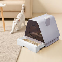 Load image into Gallery viewer, Large Enclosed Cat Litter Box
