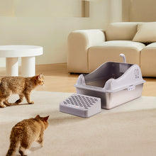 Load image into Gallery viewer, Large Stainless Steel Cat Litter Box

