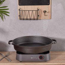 Load image into Gallery viewer, Black Pre-Seasoned Cast Iron Pan
