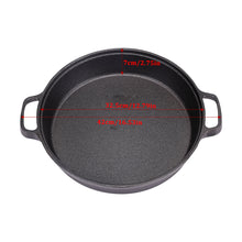 Load image into Gallery viewer, Black Pre-Seasoned Cast Iron Pan
