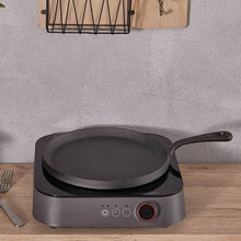 Load image into Gallery viewer, Black Cast-Iron Pan with Stay-Cool Handle
