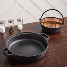 Load image into Gallery viewer, Black Pre-Seasoned Cast Iron Pan
