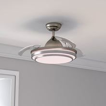 Load image into Gallery viewer, 42inch Retractable Ceiling Fan Light Lamp W/Remote Control Ceiling Lights Living and Home 
