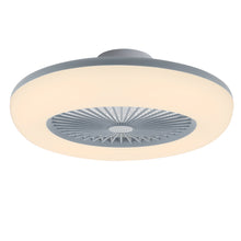 Load image into Gallery viewer, Round Acrylic LED Ceiling Light Fan with Remote Control
