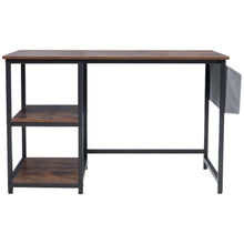 Load image into Gallery viewer, Premium Wooden Office Desk with Storage Shelf and Fabric Pouch Living and Home 
