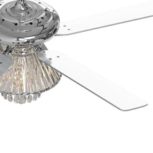 Load image into Gallery viewer, 52 Inch Luxury Ceiling Light Fan Crystal Droplets Chandelier Ceiling Lights Living and Home 
