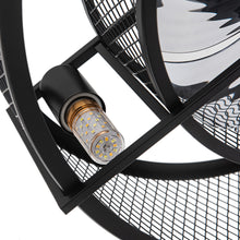 Load image into Gallery viewer, Metal Industrial Ceiling Fan with Lights Black for Living Room
