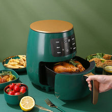 Load image into Gallery viewer, 4 litre Air Fryer with Non-stick Basket and Digital Screen Control Air Fryers Living and Home Green 
