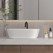 Load image into Gallery viewer, White Square Countertop Bathroom Sink Bowl Sink
