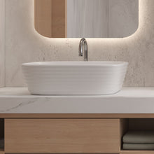 Load image into Gallery viewer, White Square Countertop Bathroom Sink Bowl Sink
