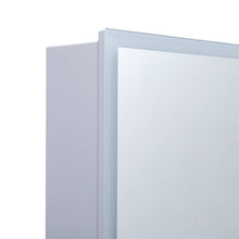Load image into Gallery viewer, 65cm Wide Elegant Double Door Bathroom Mirror LED Frameless Mirror Cabinet Bathroom Mirror Cabinets Living and Home 
