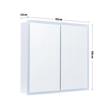 Load image into Gallery viewer, Double Door Bathroom Mirror LED Frameless Mirror Cabinet Bathroom Mirror Cabinets Living and Home 
