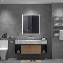 Load image into Gallery viewer, Double Door Bathroom Mirror LED Frameless Mirror Cabinet Bathroom Mirror Cabinets Living and Home 
