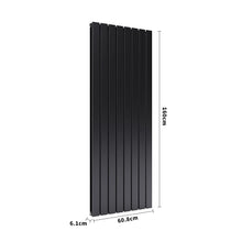 Load image into Gallery viewer, H 1.6m Vertical Panel Heater Electric Radiator with Double Panels Space Heaters Living and Home 
