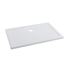 Load image into Gallery viewer, Livingandhome 900x700mm Rectangular Shower Tray White, DM0405DM0423 Living and Home 
