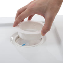 Load image into Gallery viewer, White Acrylic Shower Tray Leak-Proof Tray with Drain Shower Trays Living and Home 

