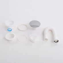 Load image into Gallery viewer, White Acrylic Shower Tray Leak-Proof Tray with Drain Shower Trays Living and Home 
