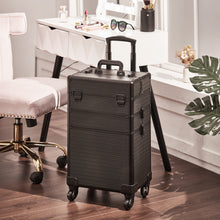 Load image into Gallery viewer, 3 in 1 Portable Cosmetic Makeup Train Case
